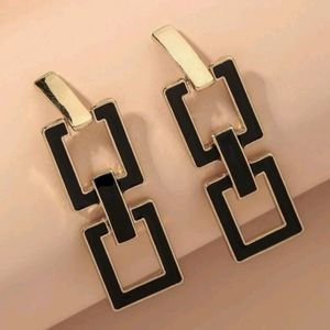 Geometric Drop Earrings